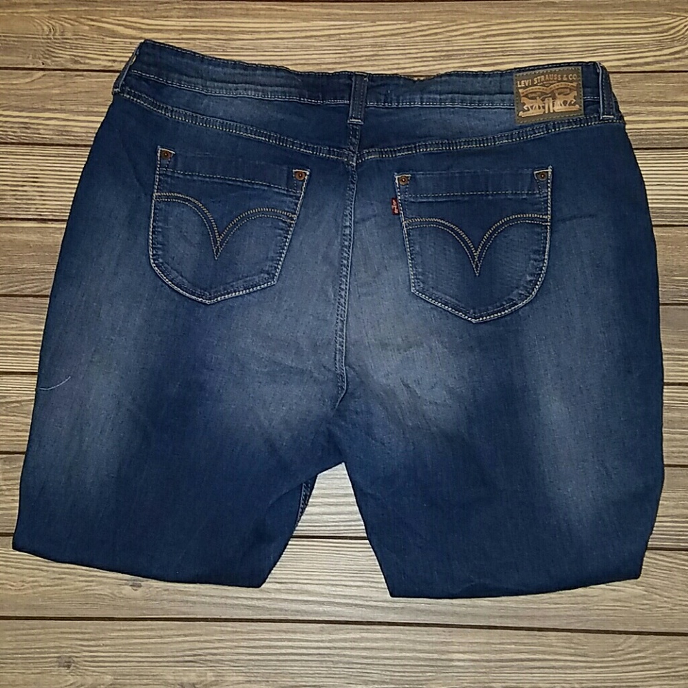 Levis mid rise skinny jeans